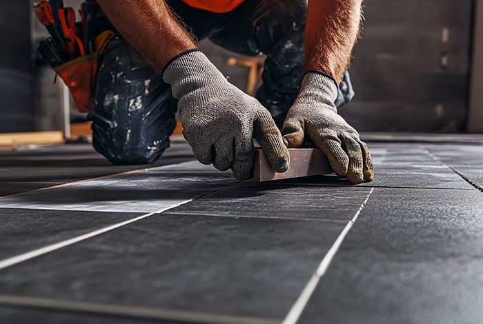 Tile Fixing And Installation Works-Commercial Estate India